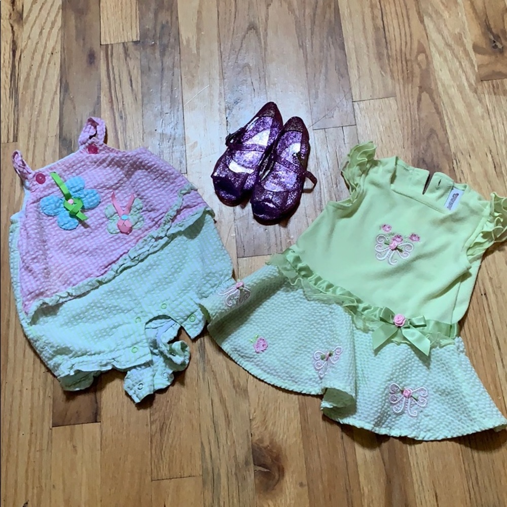 Youngland dress dress 3/6mo & Nursery Rhyme jumper